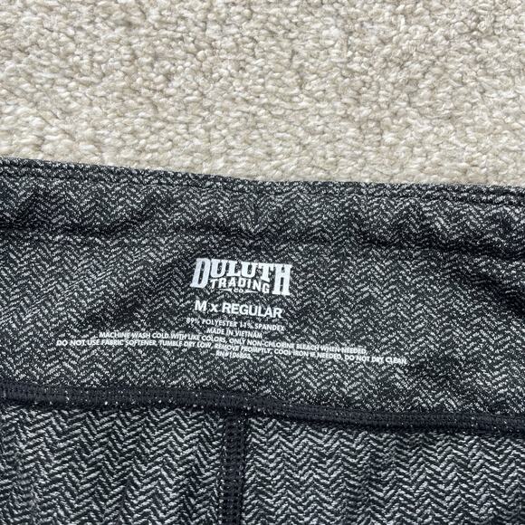 Duluth Trading Women's NoGA Herringbone Knit Leggings Medium 27" Inseam 13-6 - Picture 5 of 9